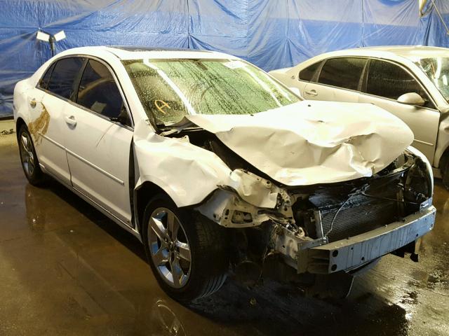 1G1ZH57B194218371 - 2009 CHEVROLET MALIBU 1LT WHITE photo 1