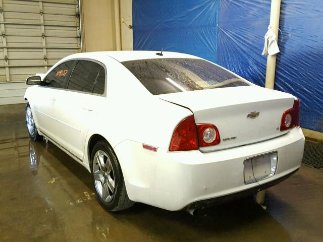 1G1ZH57B194218371 - 2009 CHEVROLET MALIBU 1LT WHITE photo 3