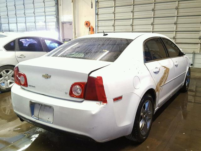 1G1ZH57B194218371 - 2009 CHEVROLET MALIBU 1LT WHITE photo 4