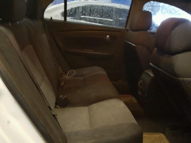 1G1ZH57B194218371 - 2009 CHEVROLET MALIBU 1LT WHITE photo 6