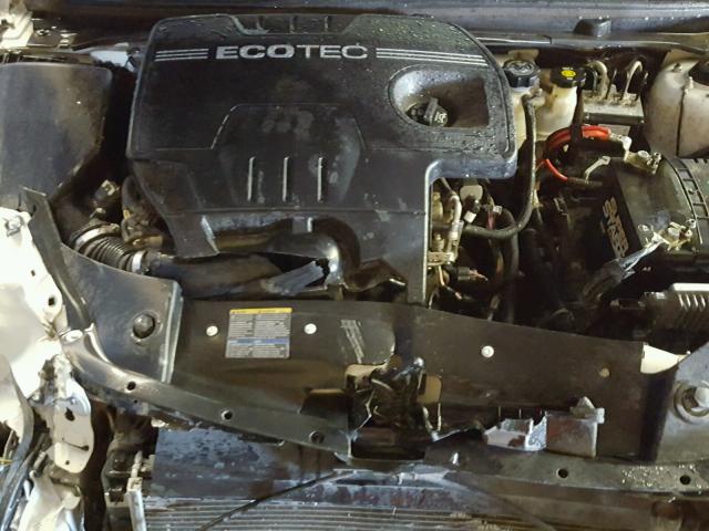 1G1ZH57B194218371 - 2009 CHEVROLET MALIBU 1LT WHITE photo 7