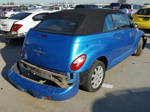 3C3HY55X68T143472 - 2008 CHRYSLER PT CRUISER BLUE photo 4