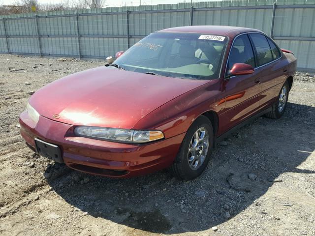 1G3WS52H9YF177465 - 2000 OLDSMOBILE INTRIGUE G RED photo 2