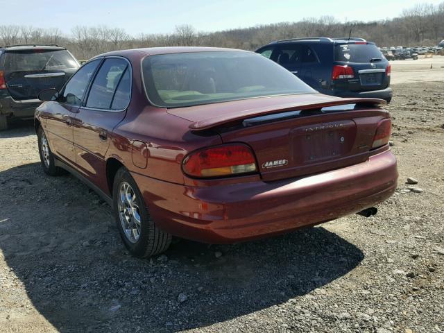1G3WS52H9YF177465 - 2000 OLDSMOBILE INTRIGUE G RED photo 3