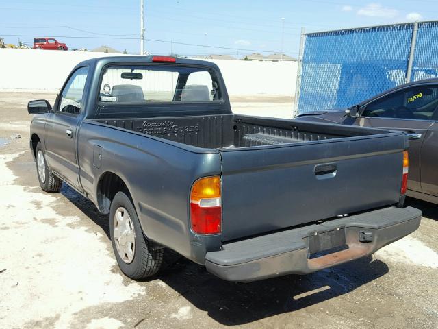 4TANL42N1TZ215623 - 1996 TOYOTA TACOMA GREEN photo 3