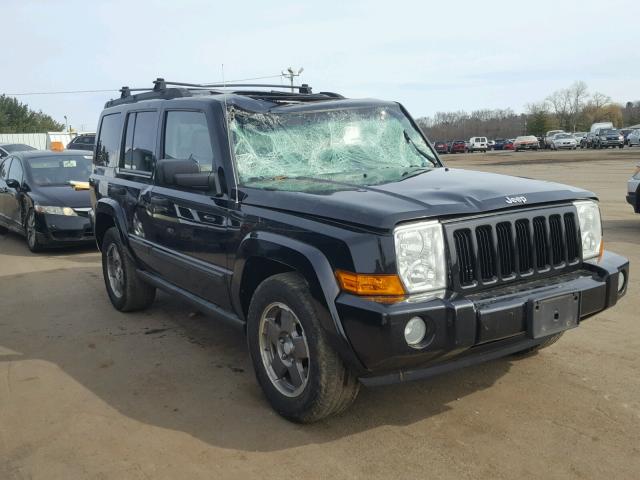 1J8HG48K26C206965 - 2006 JEEP COMMANDER BLACK photo 1