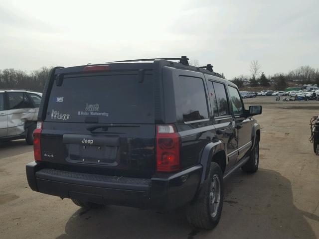 1J8HG48K26C206965 - 2006 JEEP COMMANDER BLACK photo 4