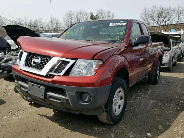 1N6BD0CT4DN758237 - 2013 NISSAN FRONTIER S RED photo 2