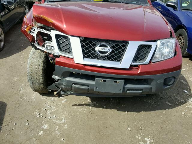 1N6BD0CT4DN758237 - 2013 NISSAN FRONTIER S RED photo 7