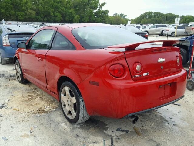 1G1AM18B967806593 - 2006 CHEVROLET COBALT SS RED photo 3