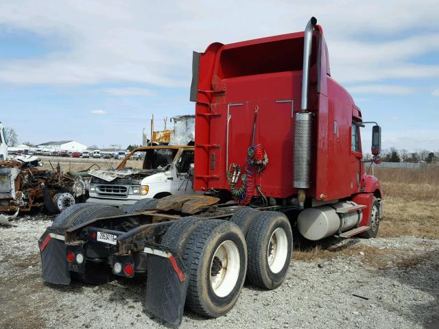 1FUJA6CK67LZ31332 - 2007 FREIGHTLINER CONVENTION RED photo 4