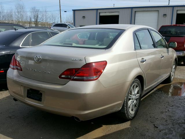 4T1BK36B88U274348 - 2008 TOYOTA AVALON XL BEIGE photo 4