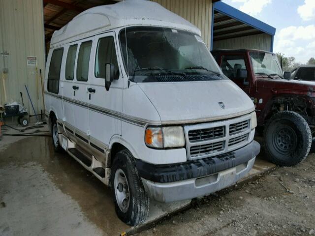 2B6HB21Y7VK599213 - 1997 DODGE RAM VAN B2 WHITE photo 1