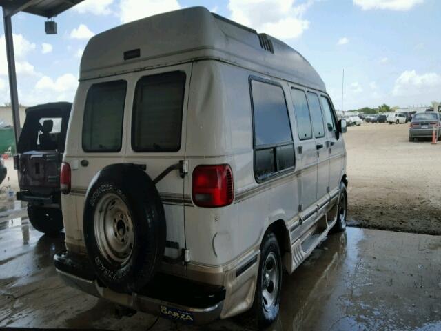 2B6HB21Y7VK599213 - 1997 DODGE RAM VAN B2 WHITE photo 4