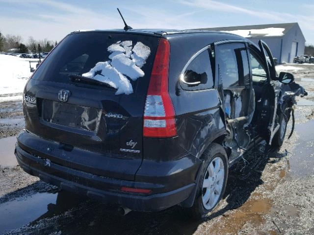 5J6RE4H4XBL095623 - 2011 HONDA CR-V SE BLACK photo 4