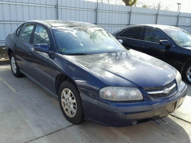 2G1WF52E1Y9183160 - 2000 CHEVROLET IMPALA BLUE photo 1