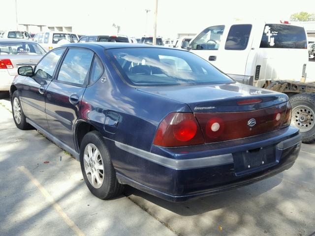 2G1WF52E1Y9183160 - 2000 CHEVROLET IMPALA BLUE photo 3