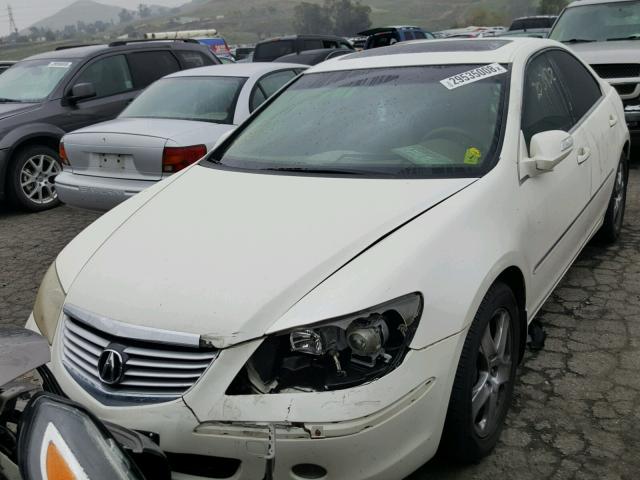 JH4KB16595C008887 - 2005 ACURA RL WHITE photo 2