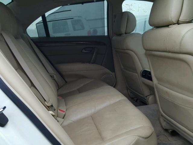 JH4KB16595C008887 - 2005 ACURA RL თეთრი ფოტო 6