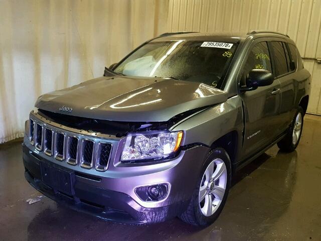 1J4NF1FB6BD280158 - 2011 JEEP COMPASS SP GRAY photo 2