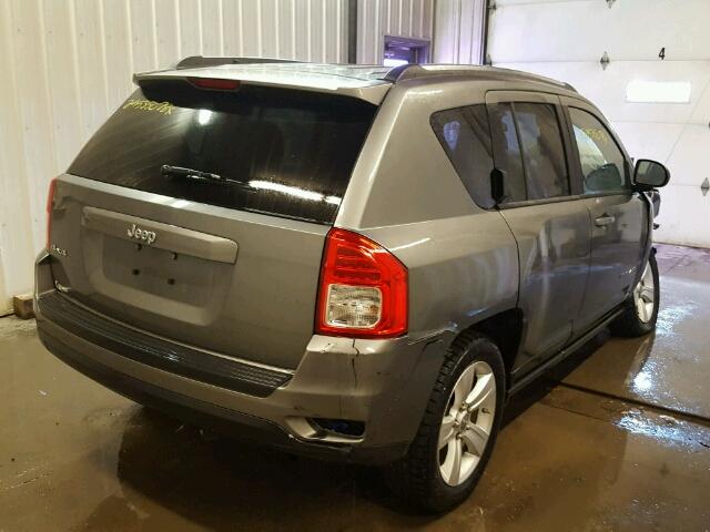 1J4NF1FB6BD280158 - 2011 JEEP COMPASS SP GRAY photo 4
