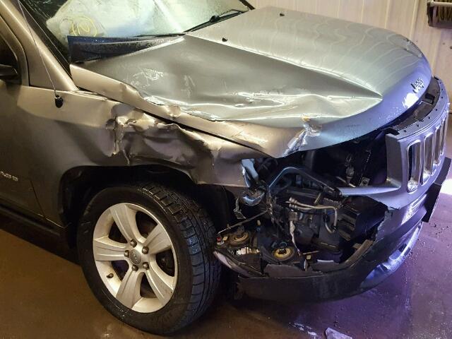 1J4NF1FB6BD280158 - 2011 JEEP COMPASS SP GRAY photo 9