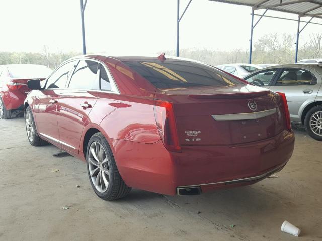 2G61P5S3XD9130726 - 2013 CADILLAC XTS LUXURY BURGUNDY photo 3