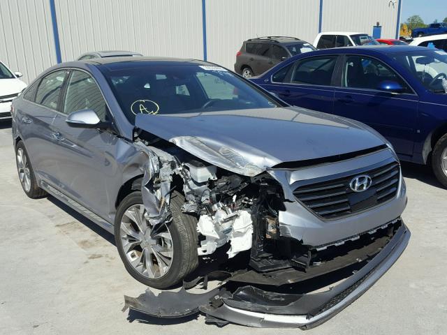 5NPE34AB7FH130311 - 2015 HYUNDAI SONATA SPO SILVER photo 1