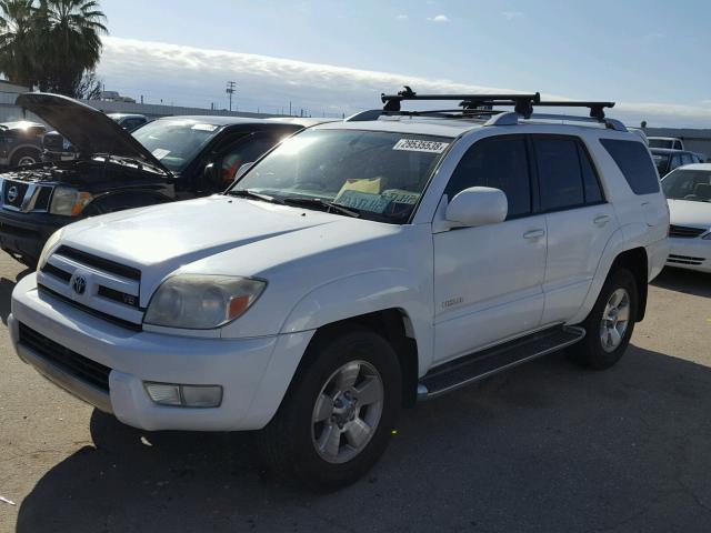 JTEZT17R948003216 - 2004 TOYOTA 4RUNNER LI WHITE photo 2