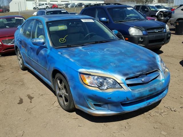 4S3BL616987212615 - 2008 SUBARU LEGACY 2.5 BLUE photo 1