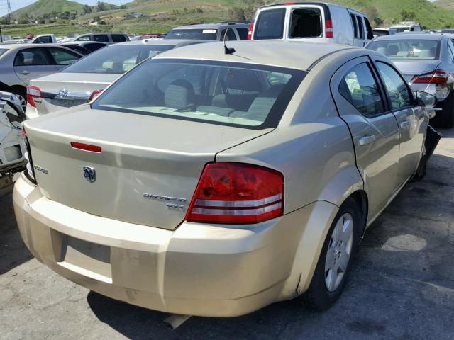 1B3CC4FB5AN152205 - 2010 DODGE AVENGER SX TAN photo 4