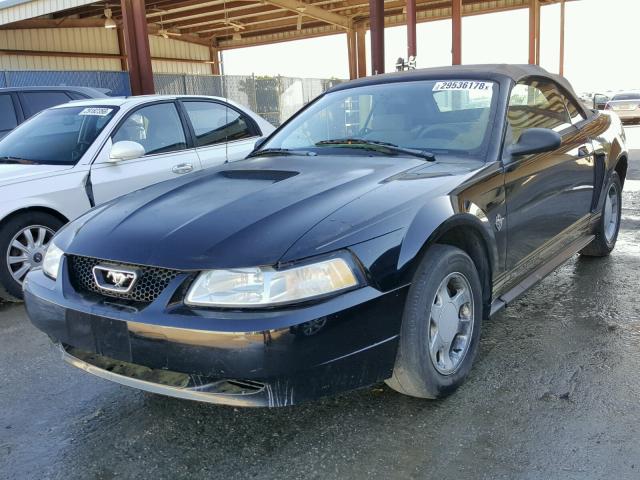 1FAFP4443XF106630 - 1999 FORD MUSTANG BLACK photo 2