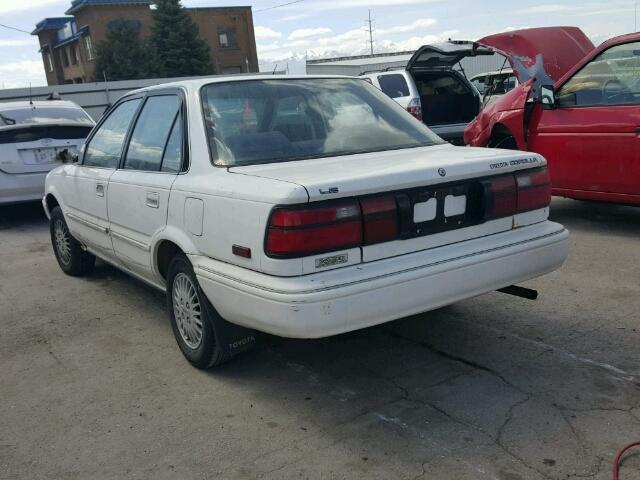 1NXAE97A3MZ187821 - 1991 TOYOTA COROLLA LE 白色 照片 3