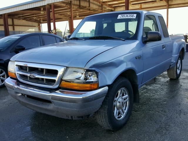 1FTYR14U3WTA30774 - 1998 FORD RANGER SUP BLUE photo 2