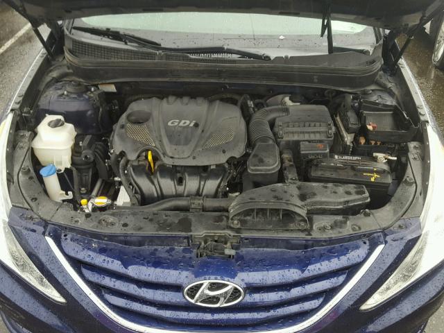 5NPEB4AC3BH161951 - 2011 HYUNDAI SONATA GLS BLUE photo 7