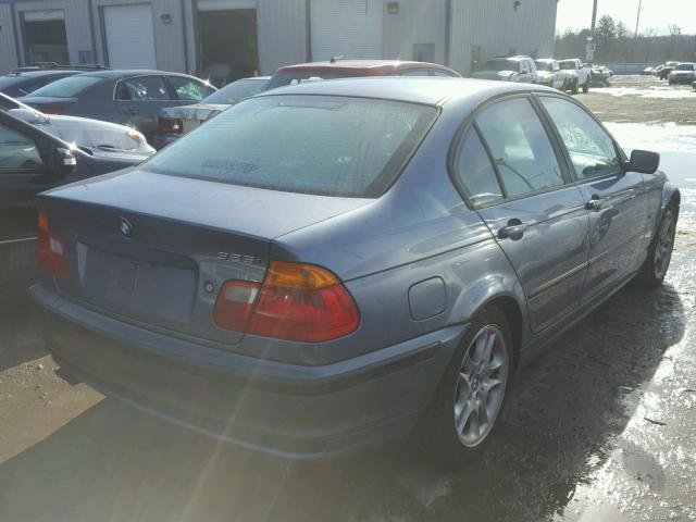 WBAAV33471FU77252 - 2001 BMW 325 I BLUE photo 4