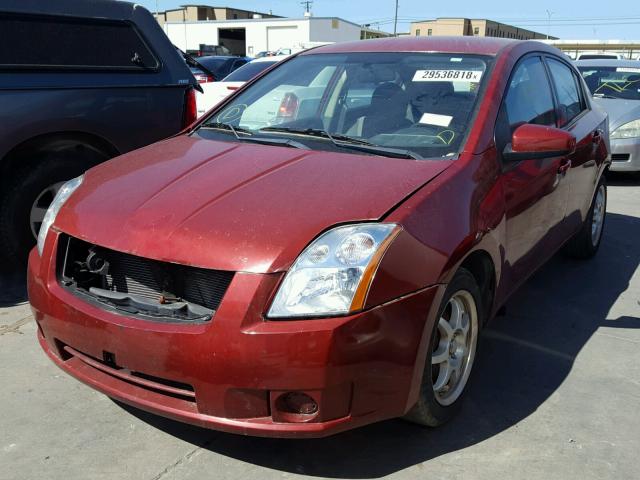 3N1AB61EX9L656043 - 2009 NISSAN SENTRA 2.0 BURGUNDY photo 2