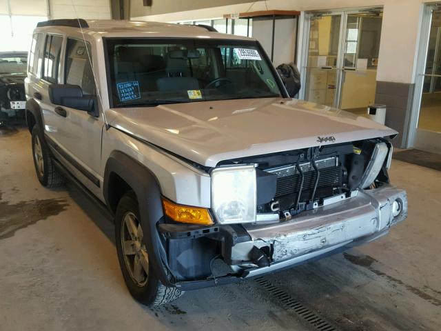 1J8HG48N36C145491 - 2006 JEEP COMMANDER SILVER photo 1