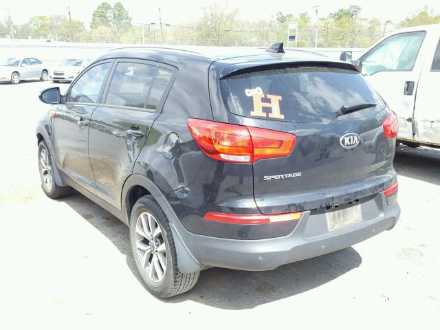 KNDPB3AC8E7614828 - 2014 KIA SPORTAGE B BLACK photo 3