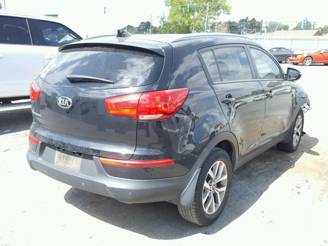 KNDPB3AC8E7614828 - 2014 KIA SPORTAGE B BLACK photo 4