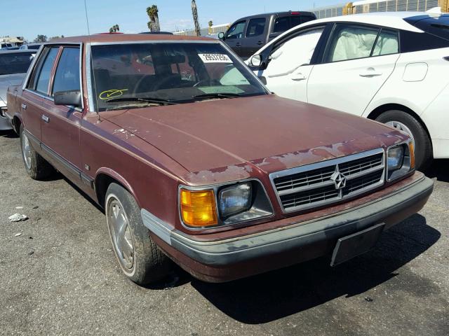 1B3BD46K5JC131827 - 1988 DODGE ARIES LE BROWN photo 1