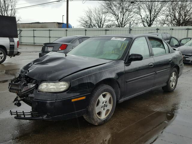 1G1NE52J43M634735 - 2003 CHEVROLET MALIBU LS BLACK photo 2