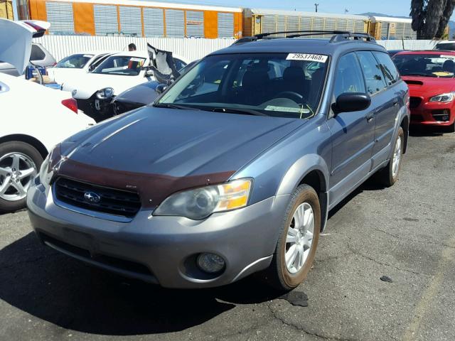 4S4BP61CX56348565 - 2005 SUBARU LEGACY OUT GRAY photo 2