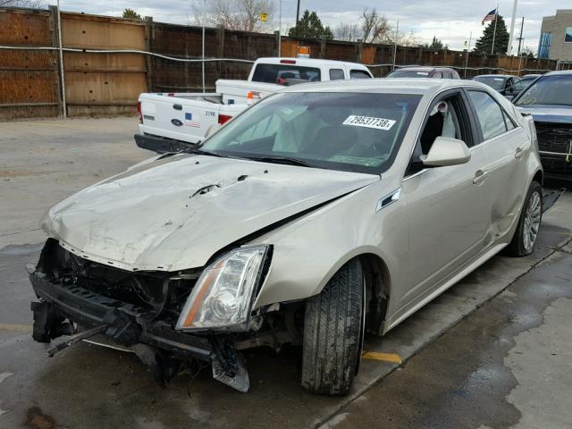 1G6DM5E37D0116164 - 2013 CADILLAC CTS PERFOR SILVER photo 2