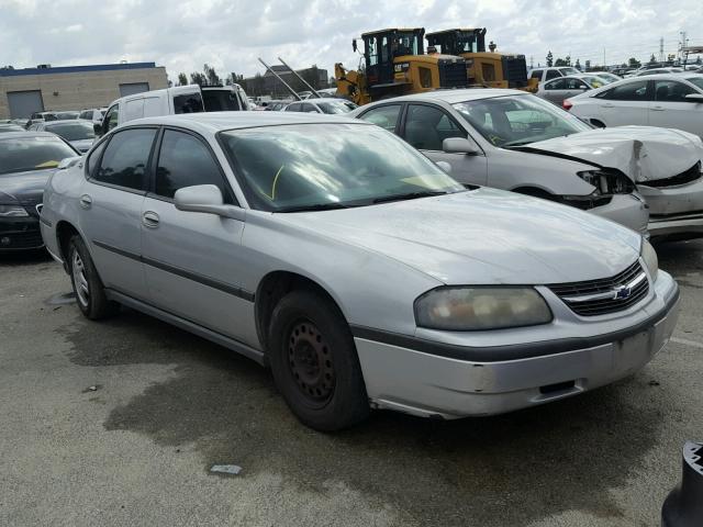 2G1WF52EX49353266 - 2004 CHEVROLET IMPALA SILVER photo 1