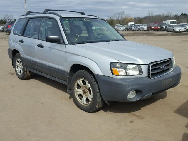 JF1SG63674H729536 - 2004 SUBARU FORESTER 2 SILVER photo 1