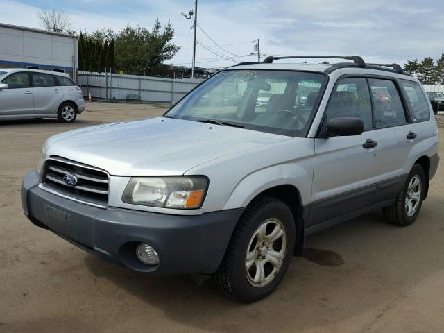 JF1SG63674H729536 - 2004 SUBARU FORESTER 2 SILVER photo 2