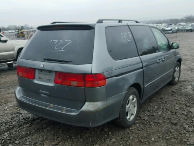 2HKRL18641H569323 - 2001 HONDA ODYSSEY EX GRAY photo 4