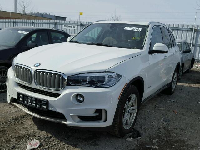 5UXKS4C59G0N14861 - 2016 BMW X5 XDRIVE3 WHITE photo 2