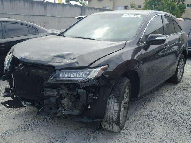 5J8TB3H36HL004489 - 2017 ACURA RDX BASE GRAY photo 2